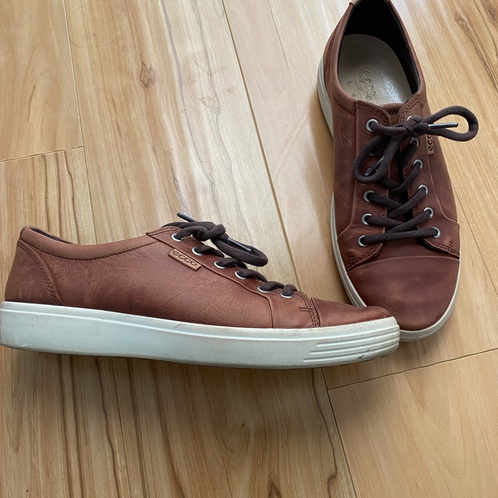 Ecco brown leather sneakers 43 / 10.5 US